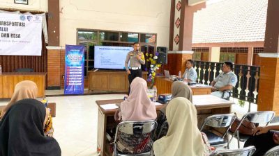 Sukseskan Ops Zebra Semeru 2025, Satlantas Lamongan Edukasikan Kamseltibcarlantas di Babat