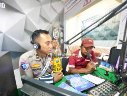 Edukasi Lewat Radio, Satlantas Lamongan Tegaskan Pentingnya Tertib Berlalu Lintas