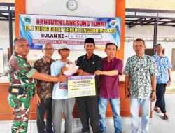 Koramil Sukorame Pastikan Distribusi BLT DD Empat Bulan di Desa Sewor Aman