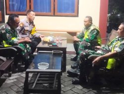 Patroli Malam Terpadu di Ngimbang, TNI-Polri Pastikan Wilayah Tetap Kondusif