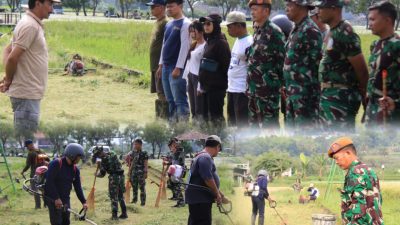 Sambut HUT ke-79, Arhanud Gerakkan Roda Ekonomi dengan Karya Bhakti di Lumbung Pangan Desa Pendem