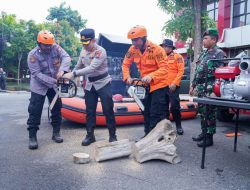 Polres Bojonegoro Gelar Apel Siaga Hadapi Ancaman Bencana Hidrometeorologi