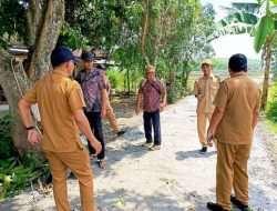 Akses Utama ke Sekolah dan RSUD Diperbaiki, Jalan Temayang Dibeton Sepanjang 724 Meter