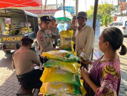 Dekatkan Akses Pangan Murah, Polres Magetan Mobiling hingga Desa dan Pasar Tradisional Jual Beras Murah