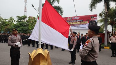 Polres Madiun Kota Gelar Upacara Hari Pahlawan 2025, Kobarkan Semangat “Terus Bergerak Melanjutkan Perjuangan”
