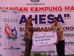 KAI Daop 7 Madiun Dukung Program Pemerintah melalui Bantuan TJSL 