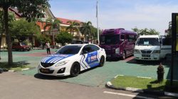 Polres Magetan Kawal Ketat Rombongan Calon Warga Baru IKS PI Kera Sakti Menuju Padepokan Pusat Madiun