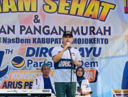 HUT ke-14 NasDem, Bupati Mojokerto Apresiasi Wujud Kepedulian Lewat Pasar Murah