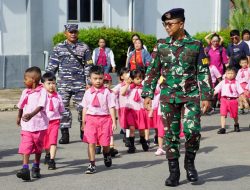 TK Kristen Pelita Harapan Melakukan Kunjungan Edukatif Ke Satuan Kapal Patroli Komando Daerah TNI Angkatan Laut XII, Kota Pontianak
