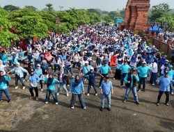 Senam Massal Mojokerto Gaungkan Transformasi Kesehatan