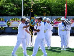 Pangkoarmada RI Meresmikan Markas Komando Pangkalan TNI AL Kumai