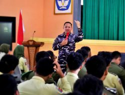 Danlanal Banyuwangi Melaksanakan Kunjungan Courtesy Call Ke SMAN 1 Giri Taruna Bangsa